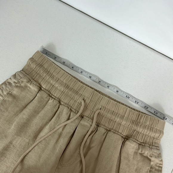 Quince Sz S European Linen Wide Leg Pants Driftwood NWT - Picture 6 of 10